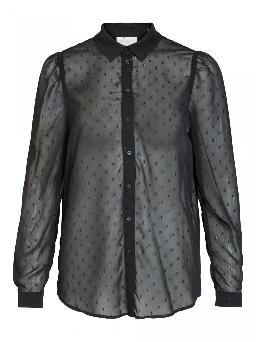 VIDARCEY L/S SHIRT Black