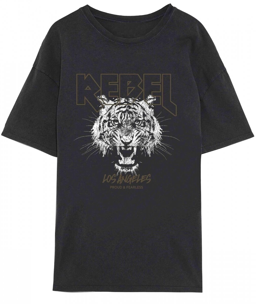 VMFOREVER OVERSIZED PRINT T-SHIRT EXP Black/REBEL