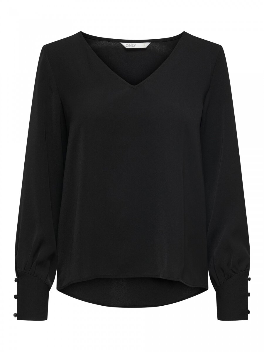 ONLUMA L/S TOP CS WVN Black
