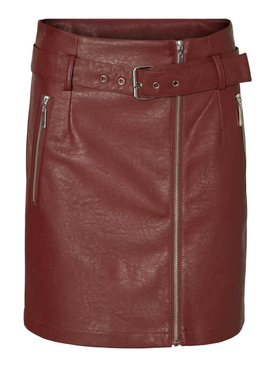 NMWILMA NW PU SKIRT Hot Chocolate