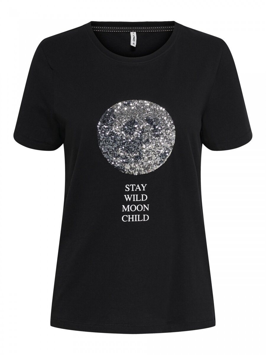 ONLKITA LIFE REG S/S MOON TOP BOX JRS Black