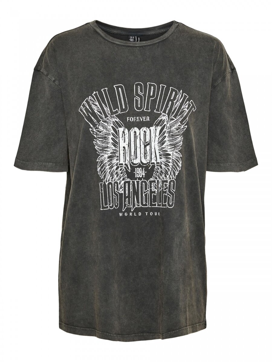 VMFOREVER OVERSIZED PRINT T-SHIRT EXP Black/WILD SPIRIT