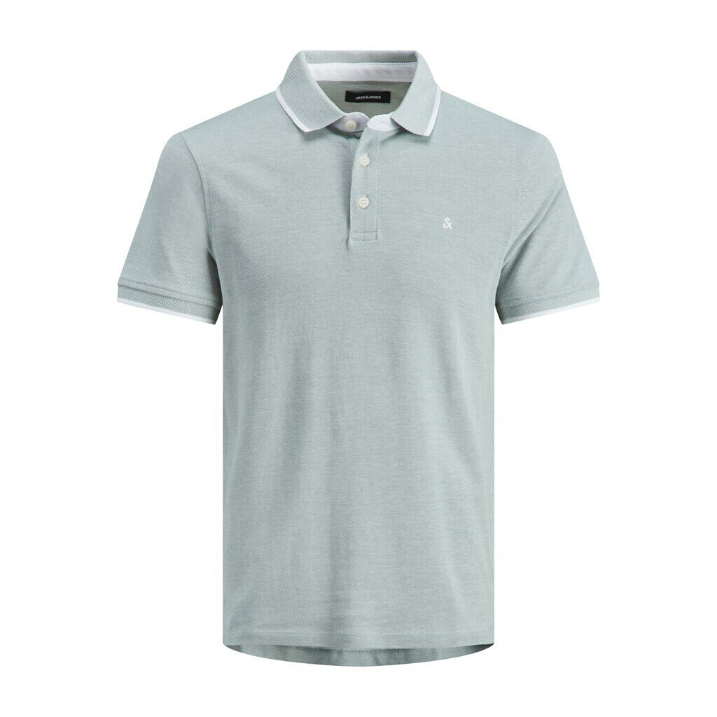 JJE PAULOS POLO SS NOOS Lily White/OLIVE NIGHT