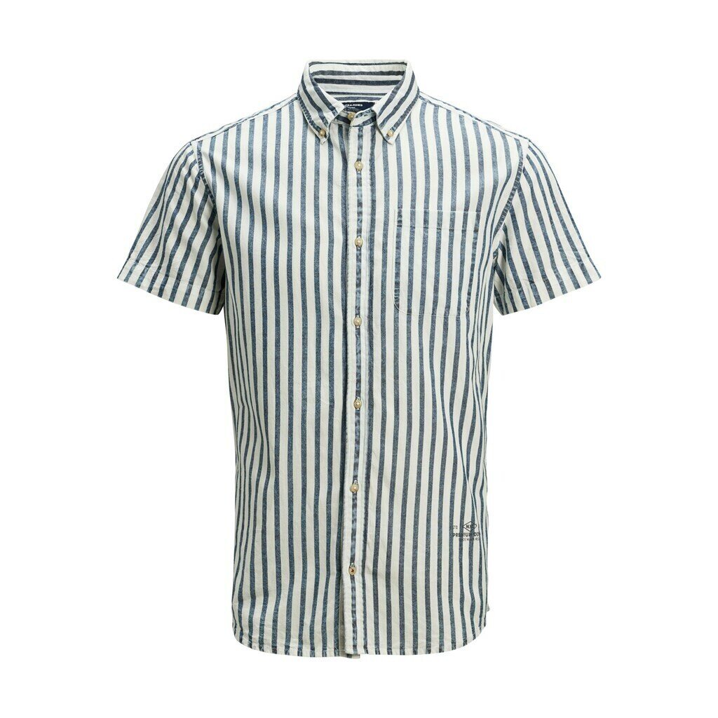 JPR BLUJAXON SHIRT S/S ONE POCKET Whisper White/SLIM F