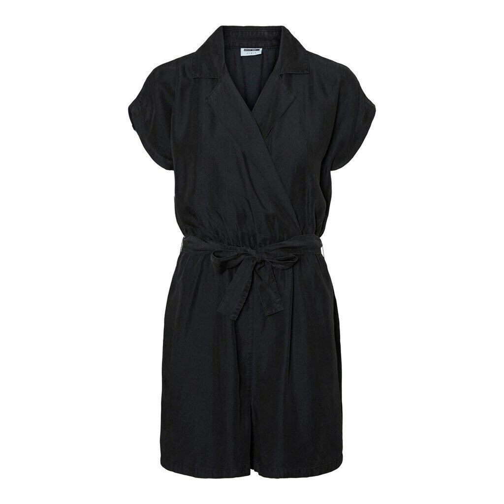 NMNATHALIE S/S ENDI BELT PLAYSUIT BG Black