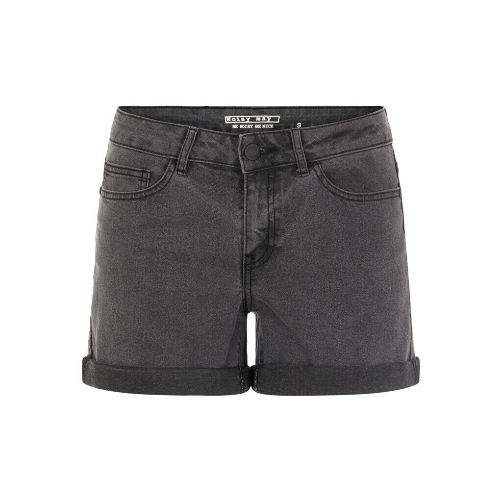 NMBE LUCY NR DEN FOLD SHORTS GU812 S Dark Grey Denim
