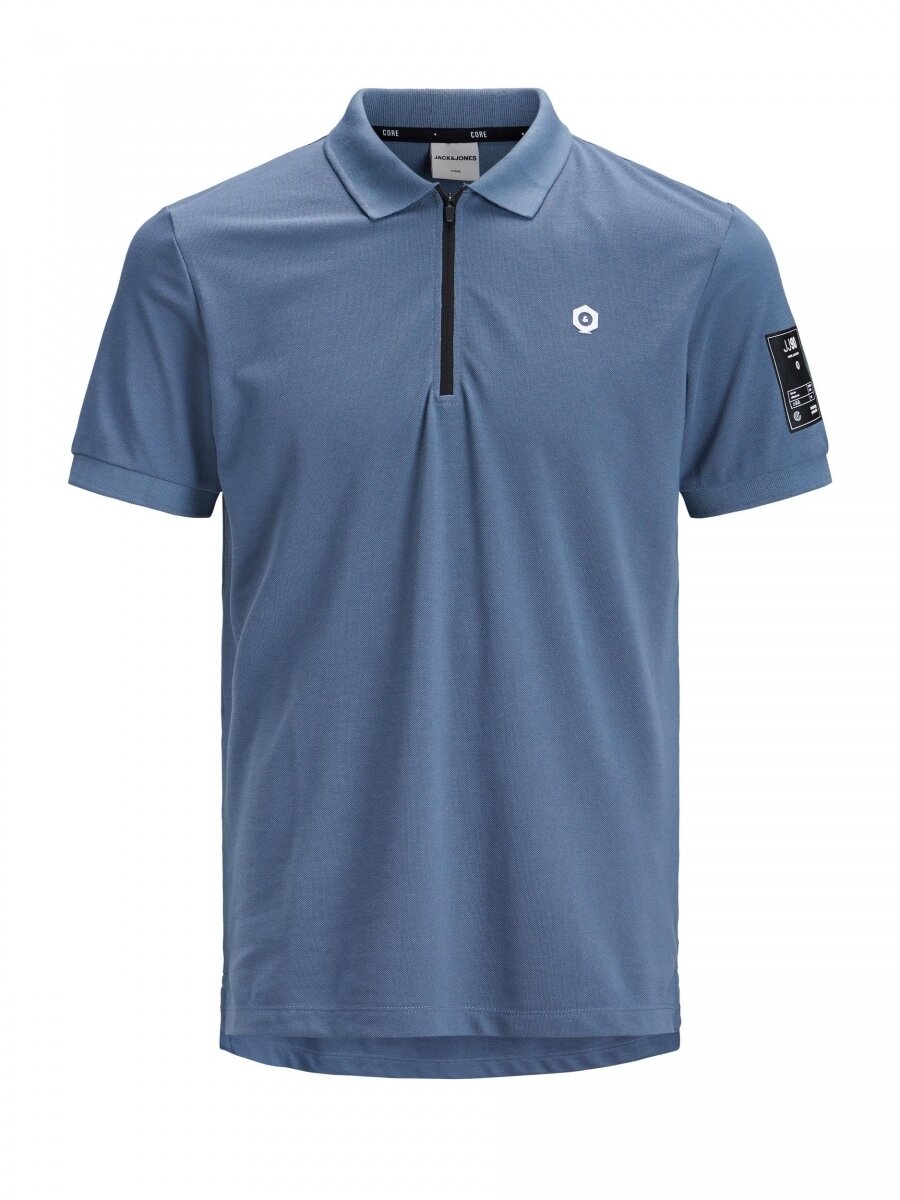 JCOKAISER POLO SS China Blue/.SLIM