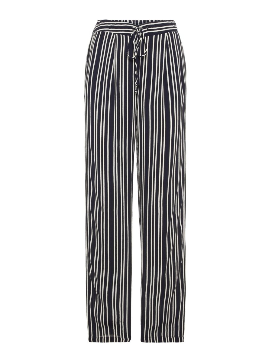 PCCHARLOTTE MW PANTS Night Sky-STRIPE