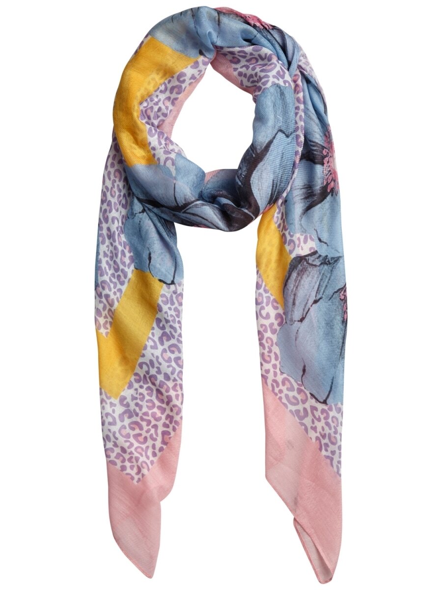 PCSIMONE LONG SCARF Candy Pink