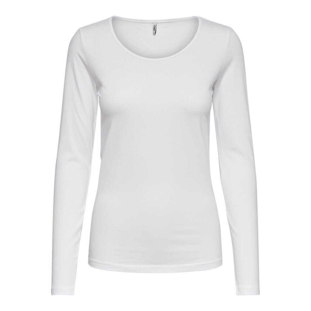 ONLLIVE LOVE LIFE L/S ONECK TOP NOOS JRS White
