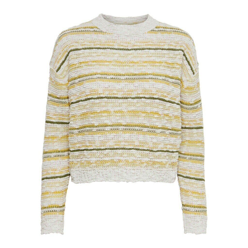 ONLCOURTNEY L/S PULLOVER KNT Frozen Dew/SUNSHINE/JET STREA