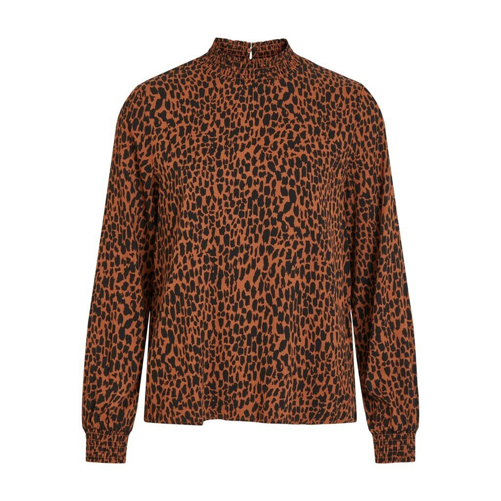 VIDANIA SMOCK L/S TOP/SU/L Tortoise Shell/LEO