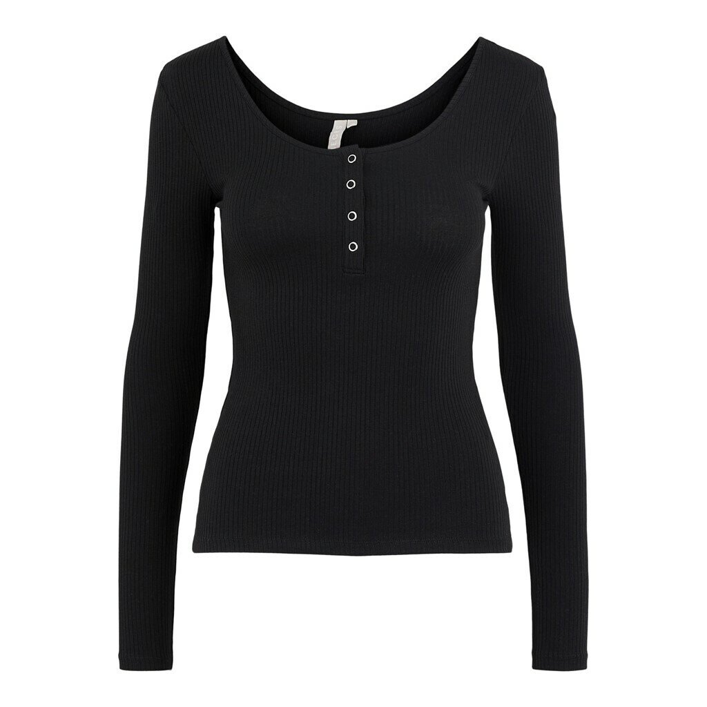 PCKITTE LS TOP NOOS BC Black