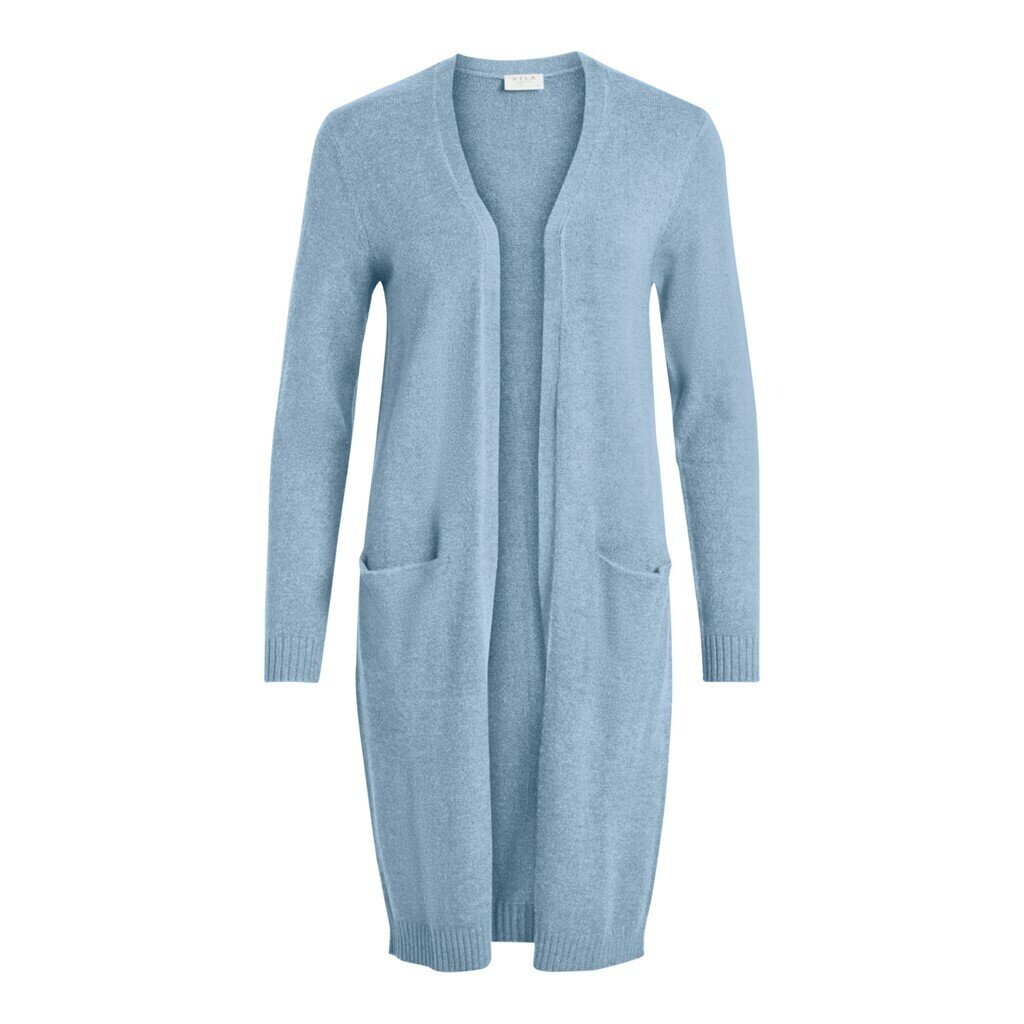 VIRIL LONG L/S KNIT CARDIGAN - NOOS Ashley Blue