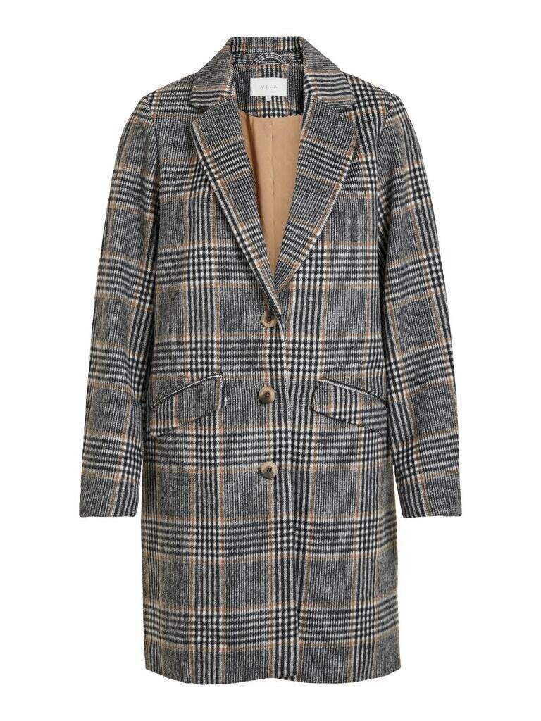 VILEOVITA COAT/SU - NOOS Cloud Dancer/Check