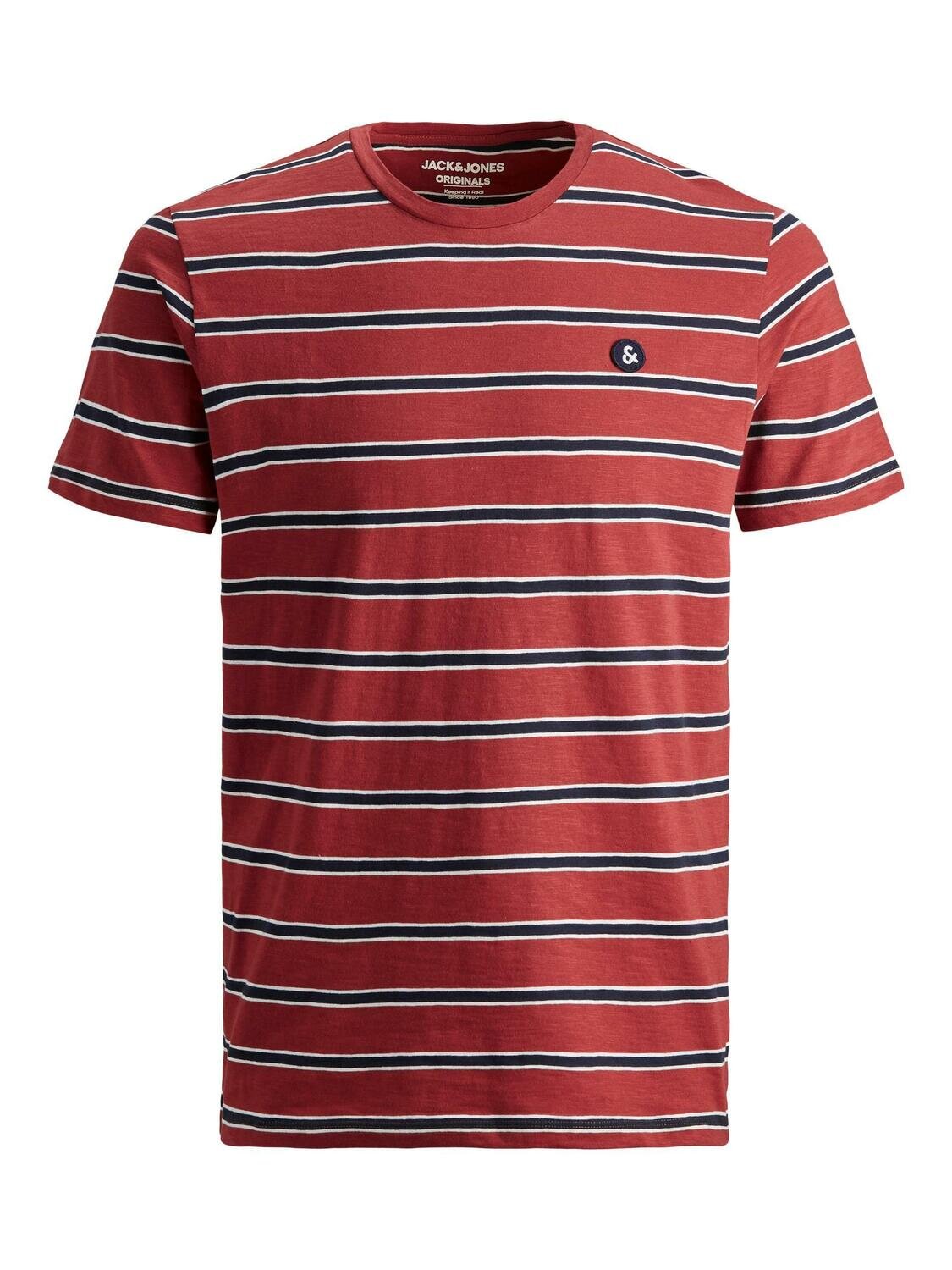 JORSTANFORD TEE SS CREW NECK Brick Red/SLIM