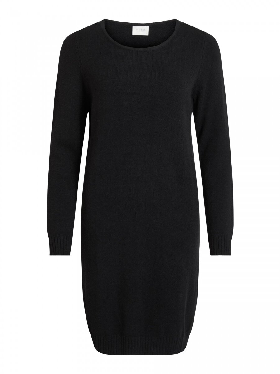 VIRIL L/S KNIT DRESS - NOOS Black