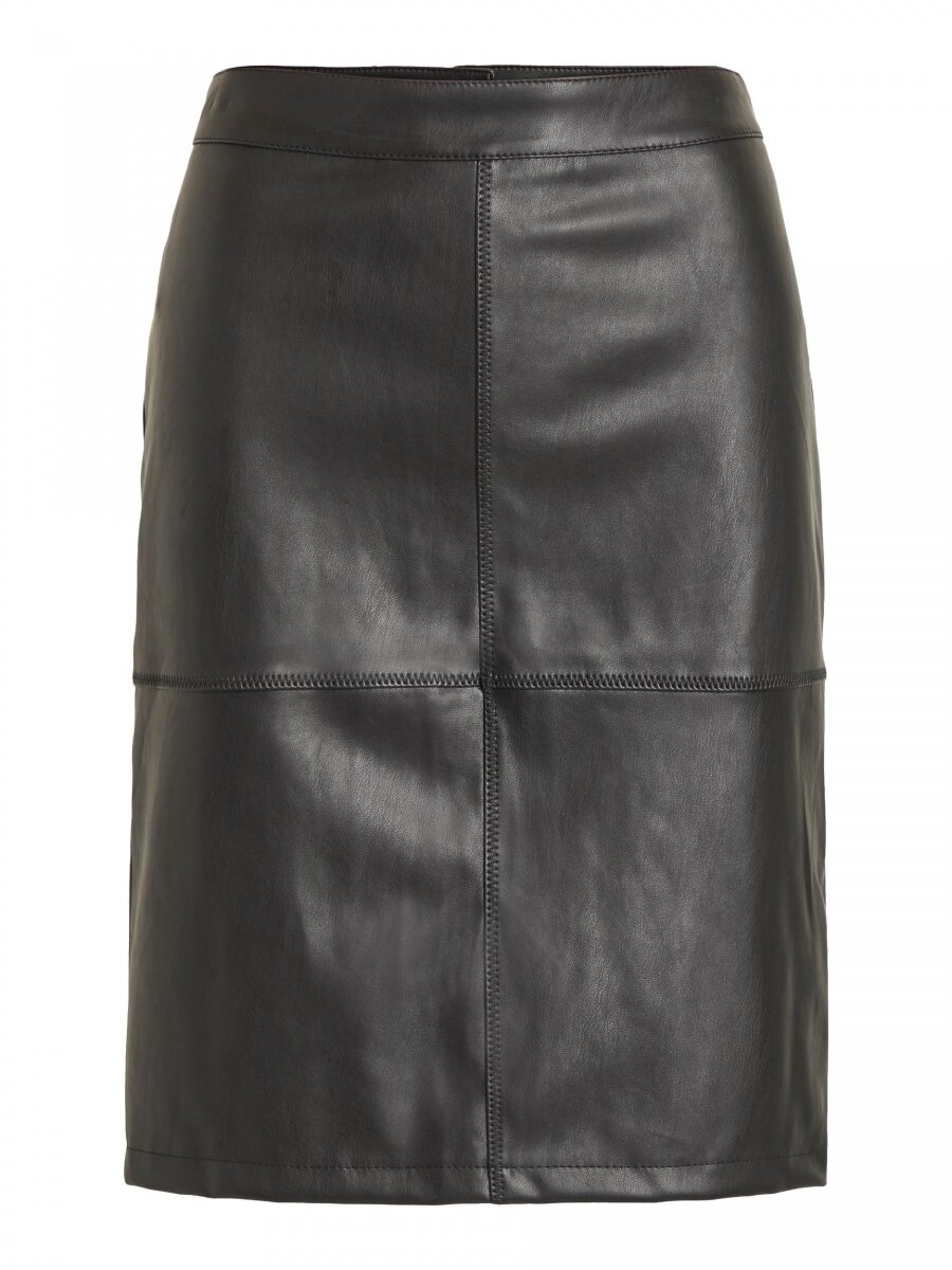 VIPEN NEW COATED SKIRT - NOOS Black