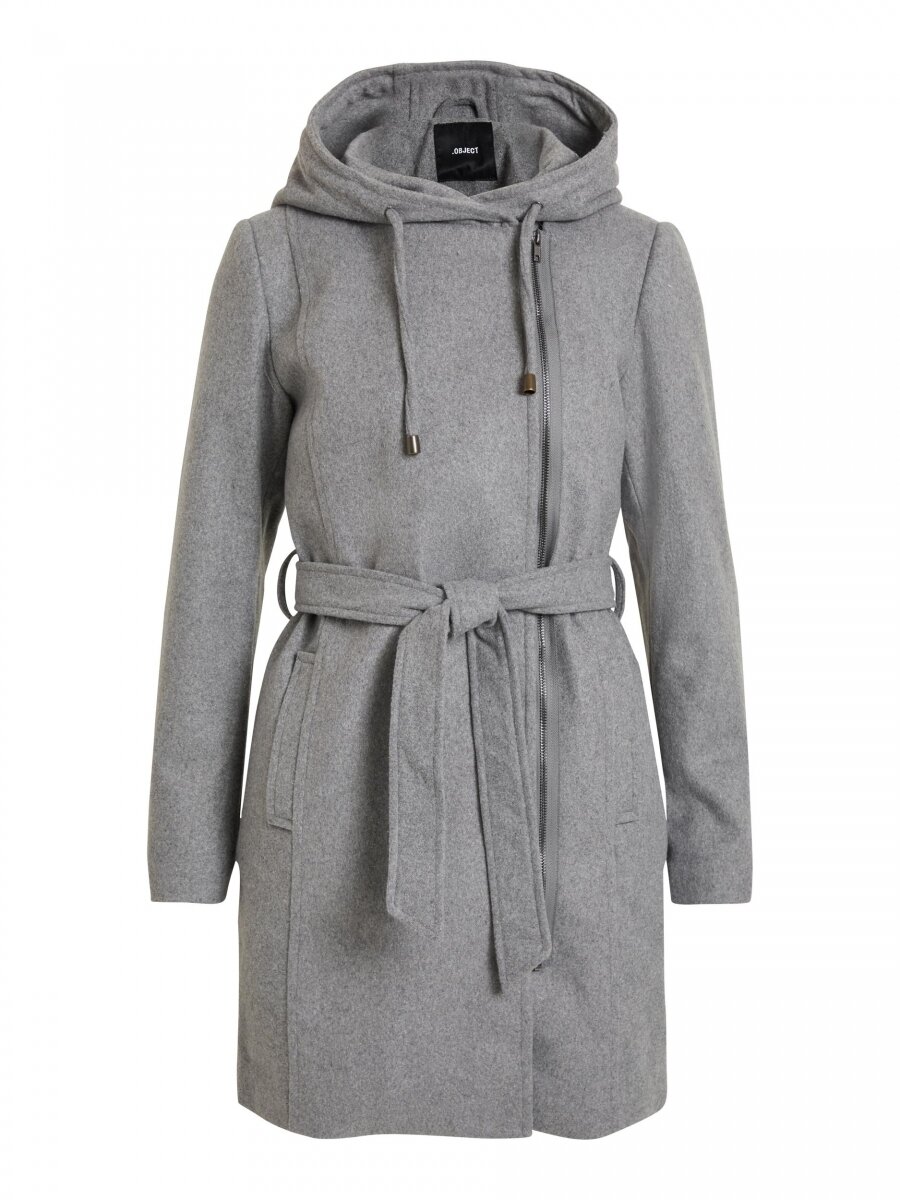OBJJOLIE COAT NOOS LT GREY M