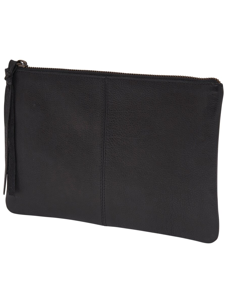 onlBUST LEATHER CLUTCH ACC Black