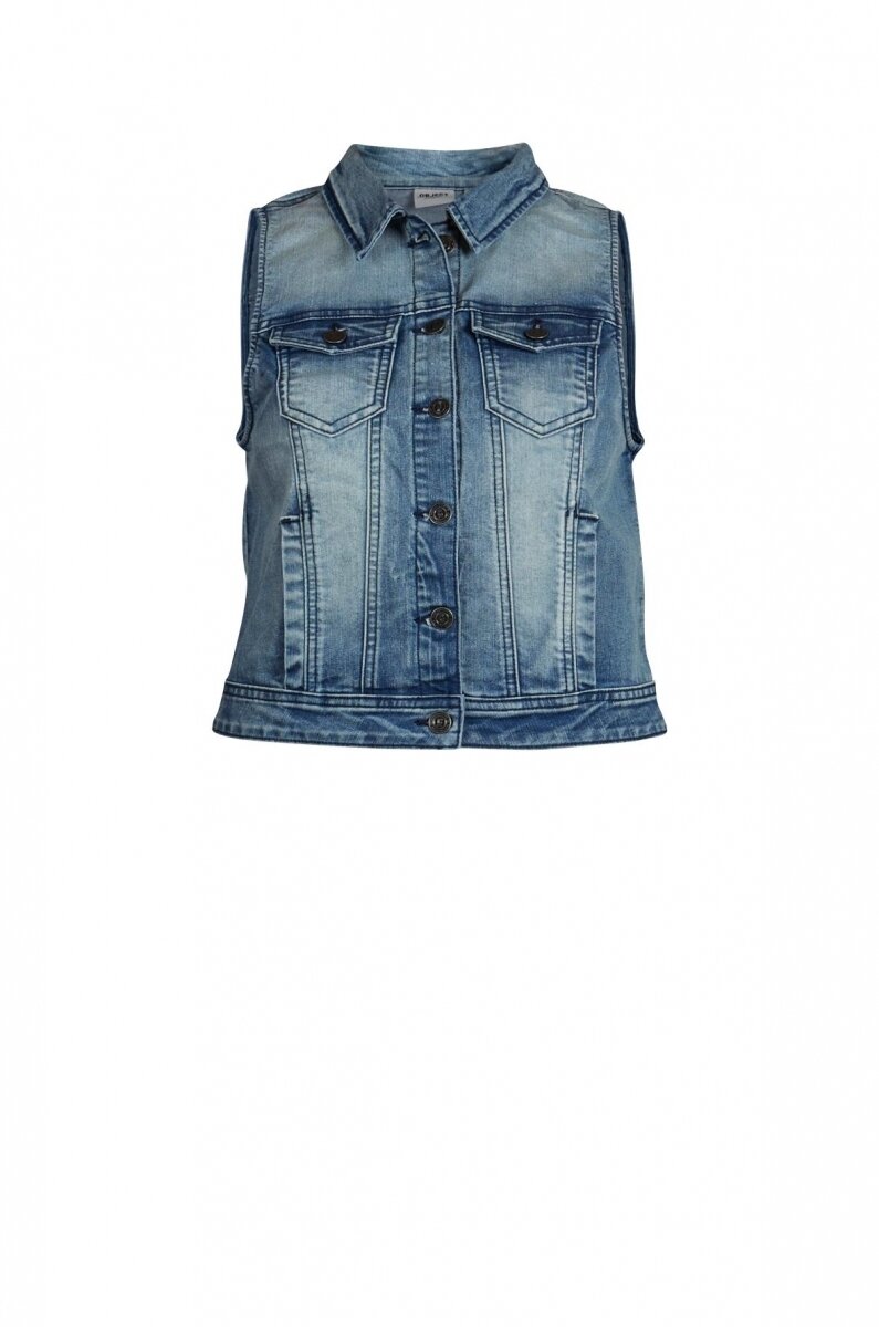 OBJLUKA NEW DENIM VEST RPT Medium