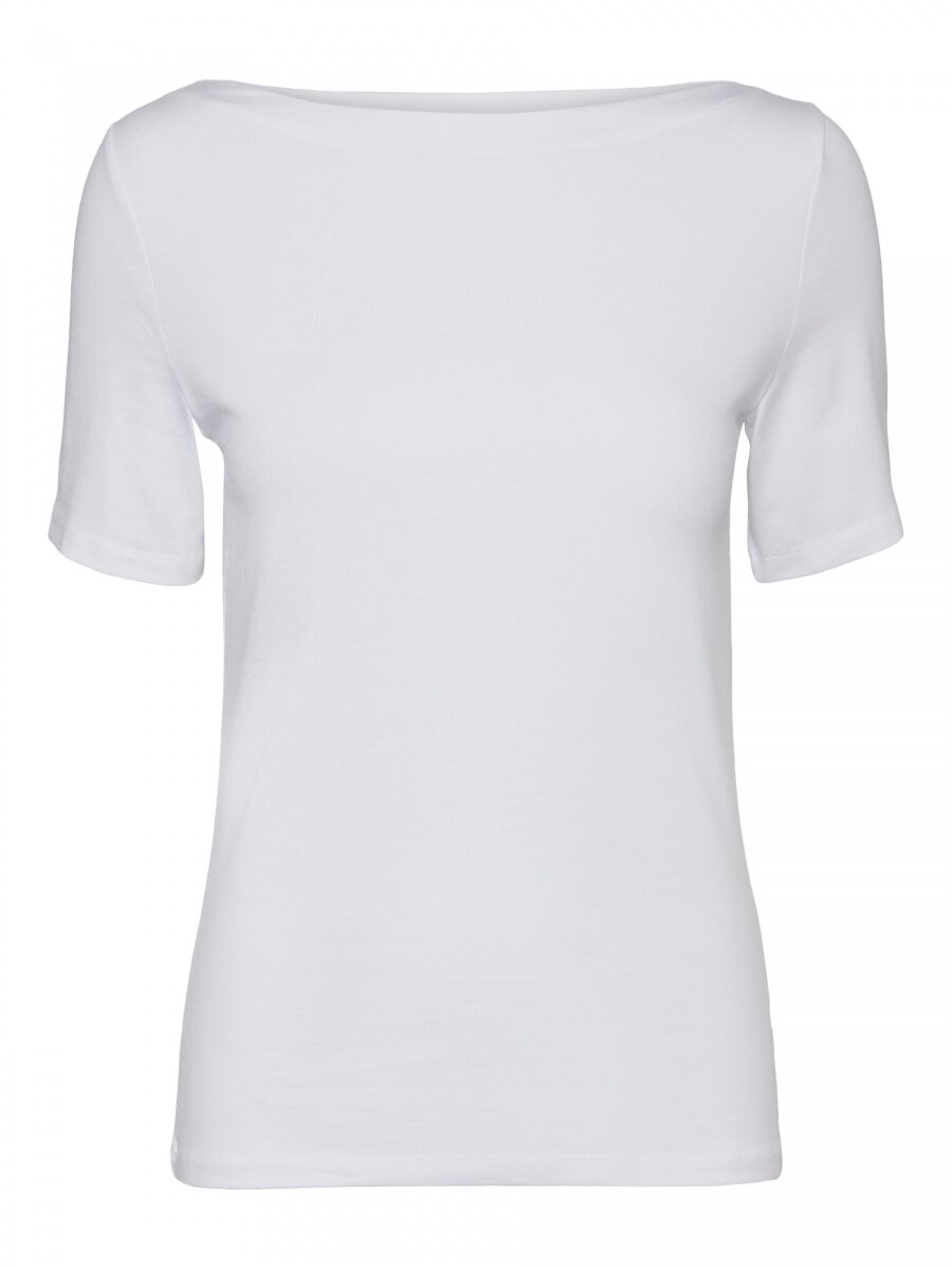 VMPANDA MODAL S/S TOP GA NOOS Bright White