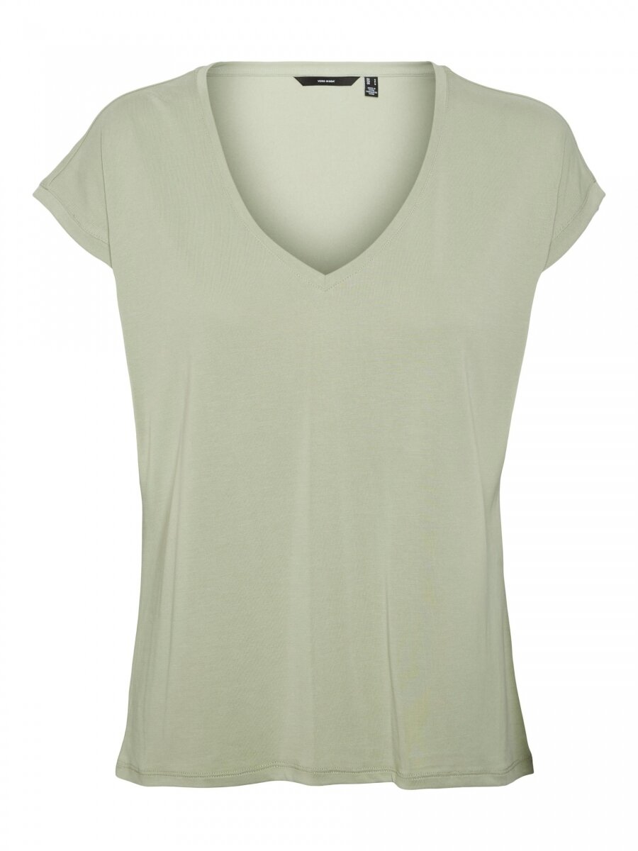 VMFILLI SS V-NECK TEE GA NOOS Desert Sage