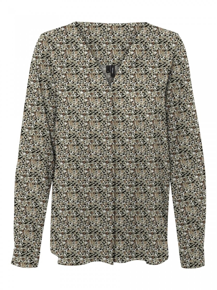 Vero Moda LULU L/S TOP EXP Desert Sage/LULU