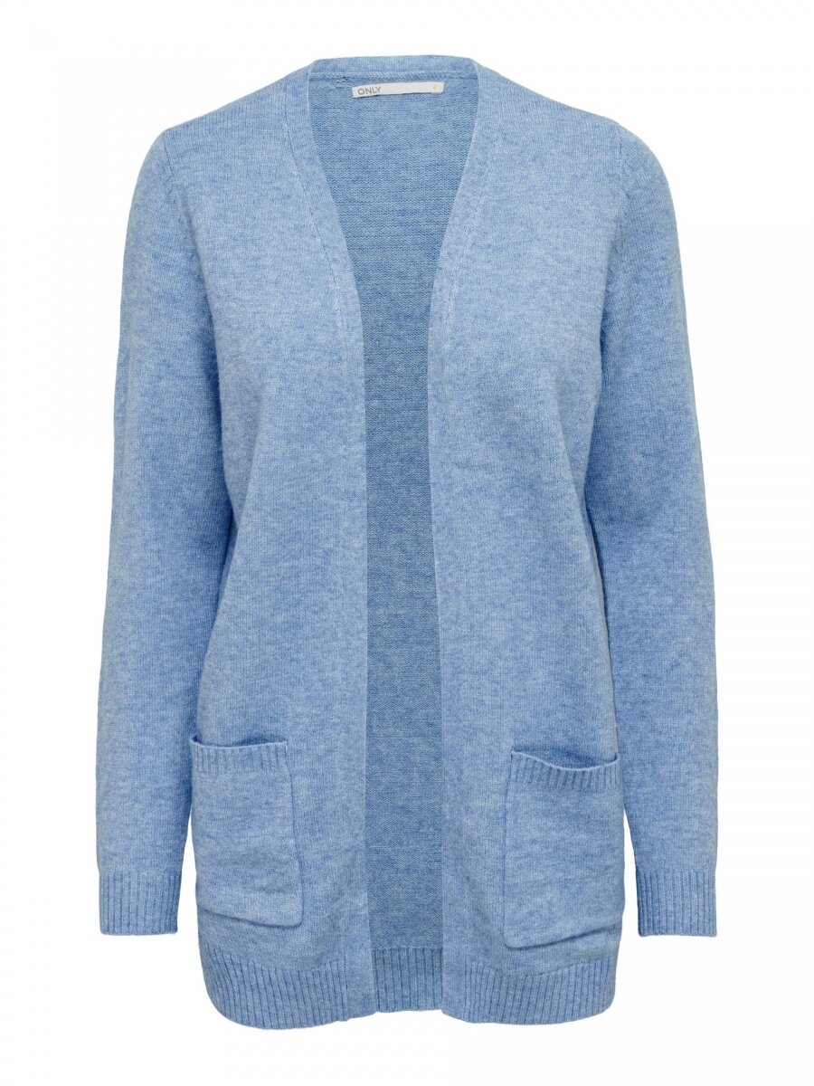 ONLLESLY L/S OPEN CARDIGAN KNT NOOS Allure/W. MELANGE