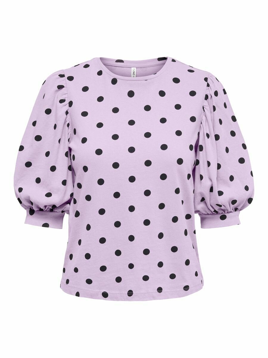 ONLFIA LIFE S/S SHORT BOX TOP JRS Orchid Bloom/TROUBLE