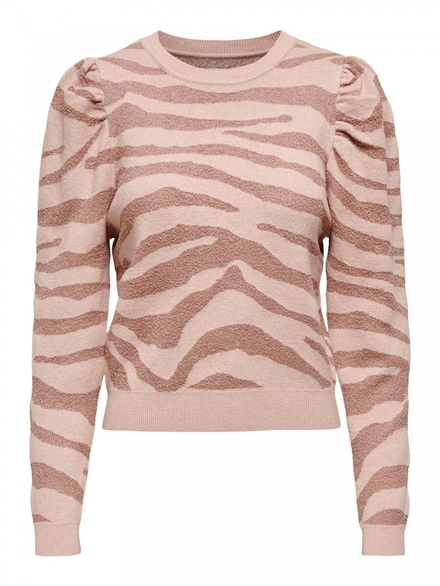 ONLCERIE L/S PULLOVER CC KNT Seashell Pink/GILDED