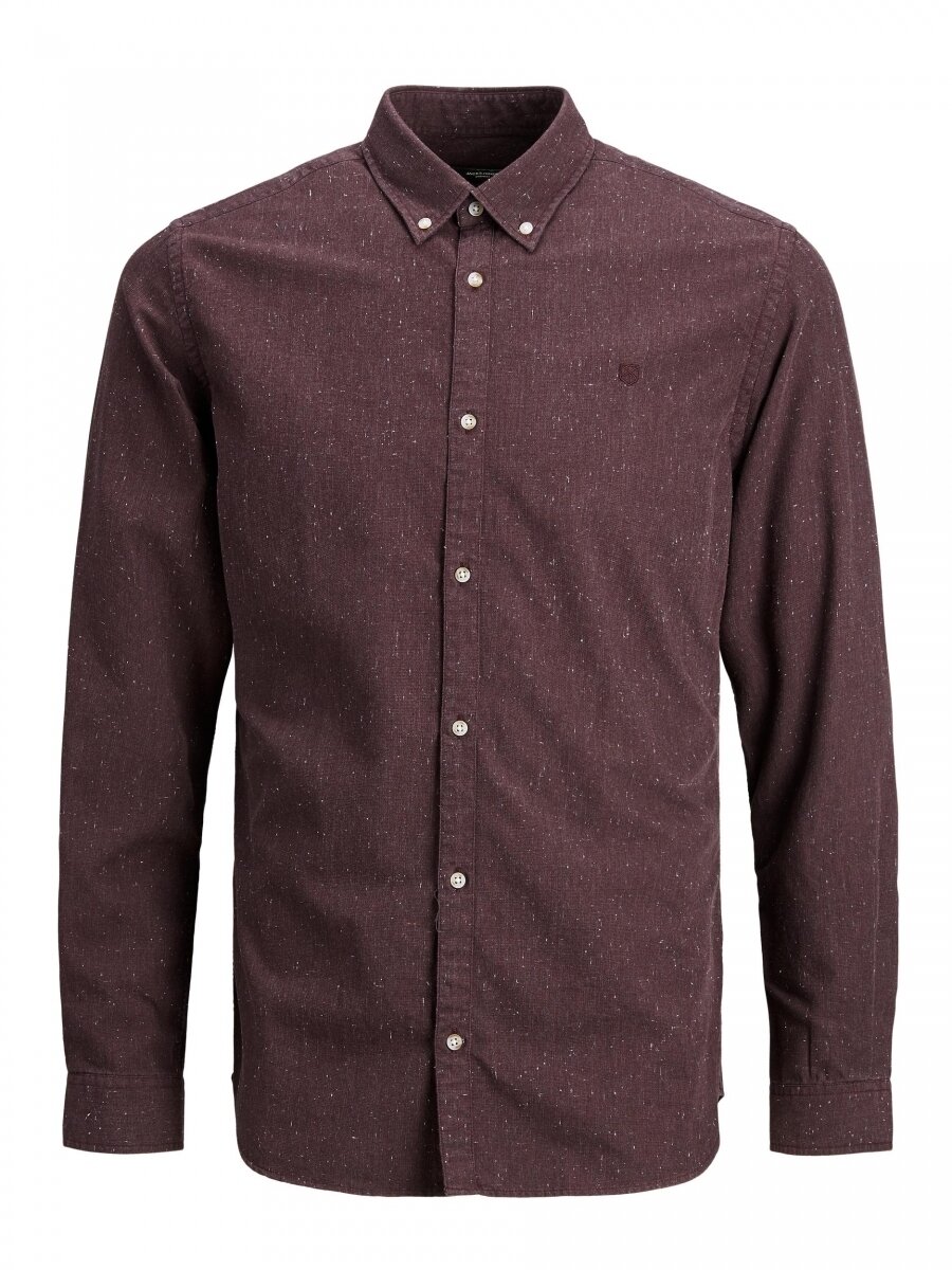 JPRBLALOGO AUTUMN SHIRT L/S STS Vineyard Wine