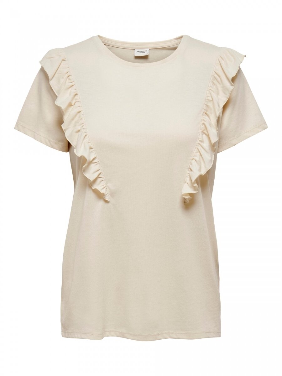 JDYKAREN FROSTY FRILL TOP JRS Angora