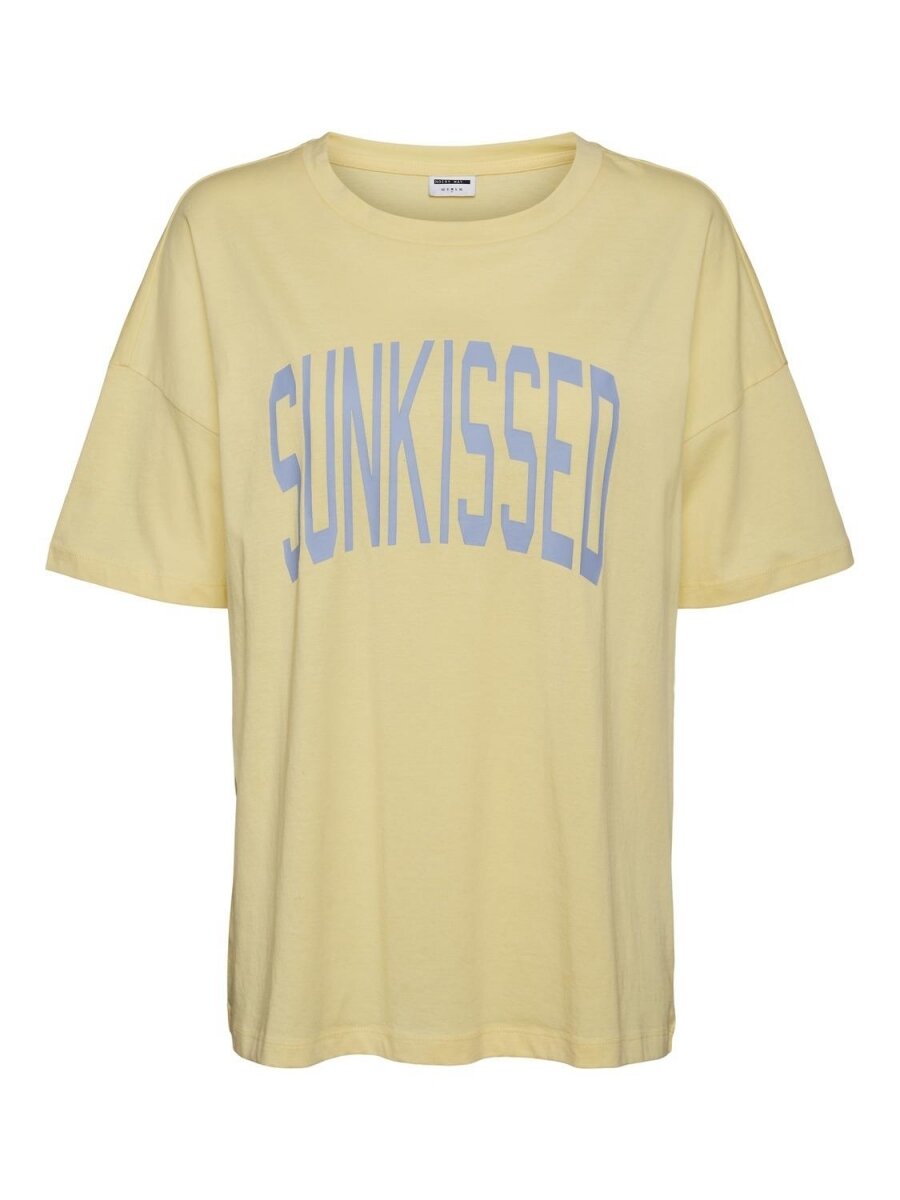 NMIDA S/S OVERSIZE T-SHIRT BG Golden Haze/SUNKISSE