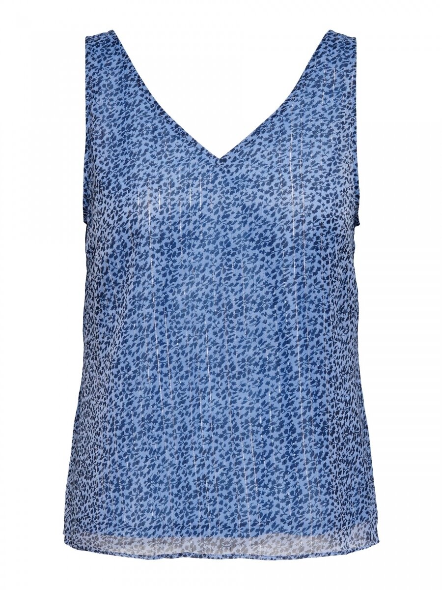 ONELIZABETH LIFE DNM LUREX TOP FF Dazzling Blue