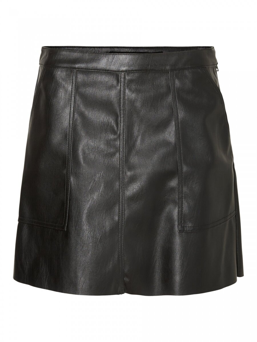 VMSYLVIA MR PL SHORT SKIRT NOOS Black