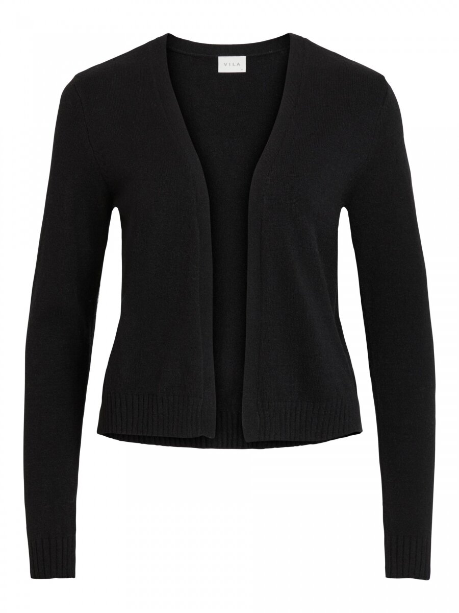 VIRIL SHORT L/S KNIT CARDIGAN-NOOS Black