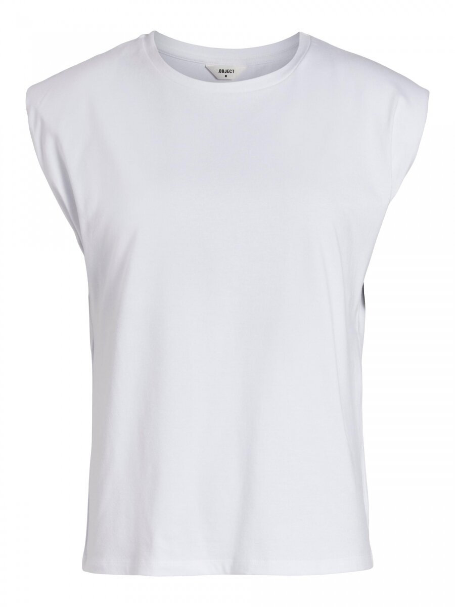 OBJSTEPHANIE JEANETTE S/S TOP NOOS White