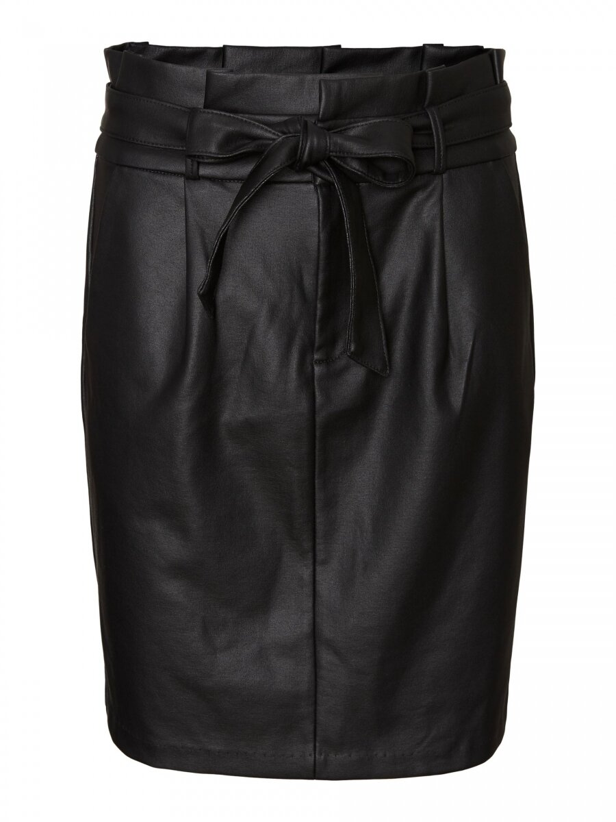 VMEVA HR PAPERBAG SHORT COATED SKT NOOS Black/COATED