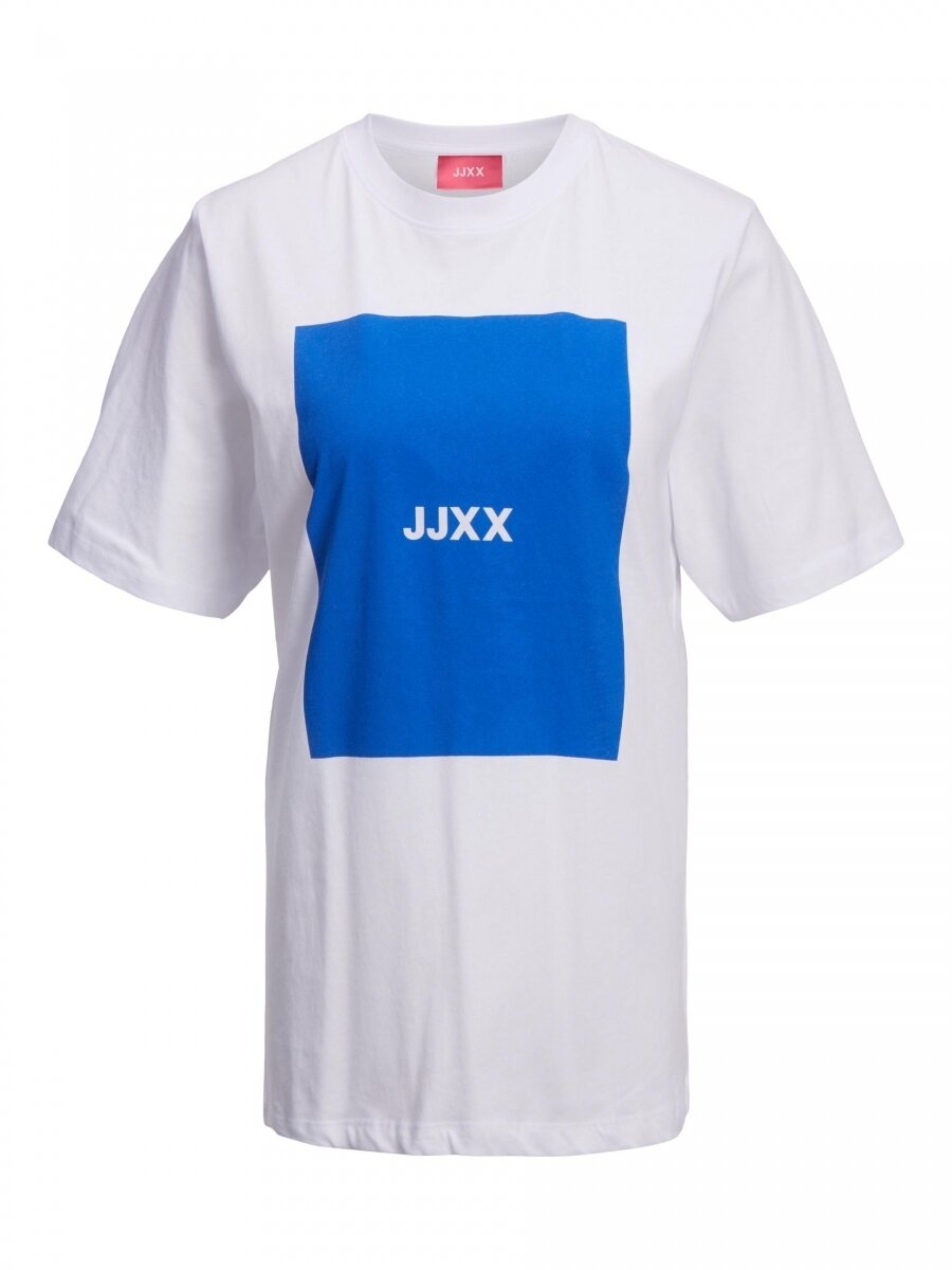 JXAMBER SS RELAXED TEE NOOS Bright White/BLUE LO