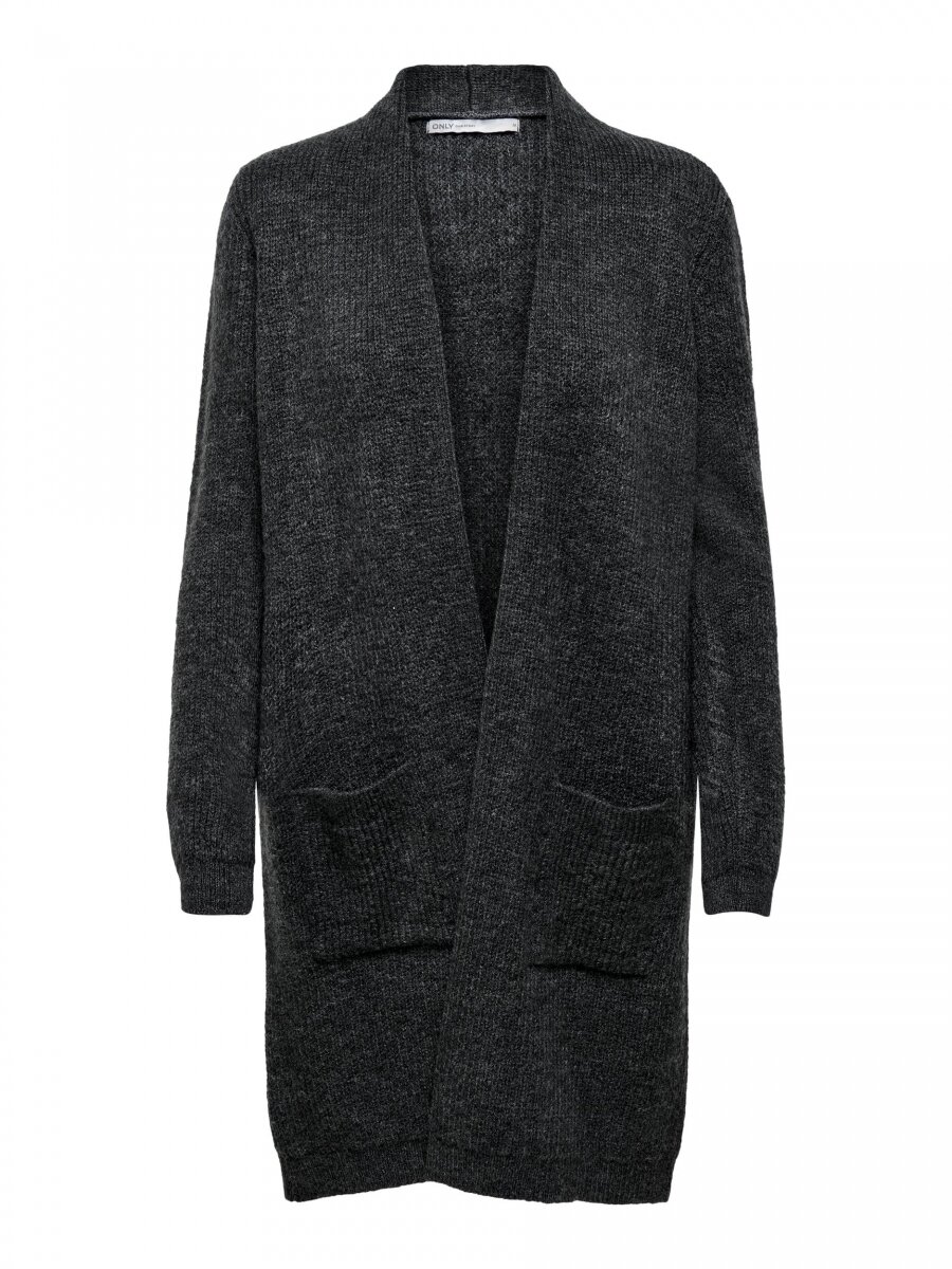 ONLJADE L/S CARDIGAN KNT NOOS Dark Grey Melange