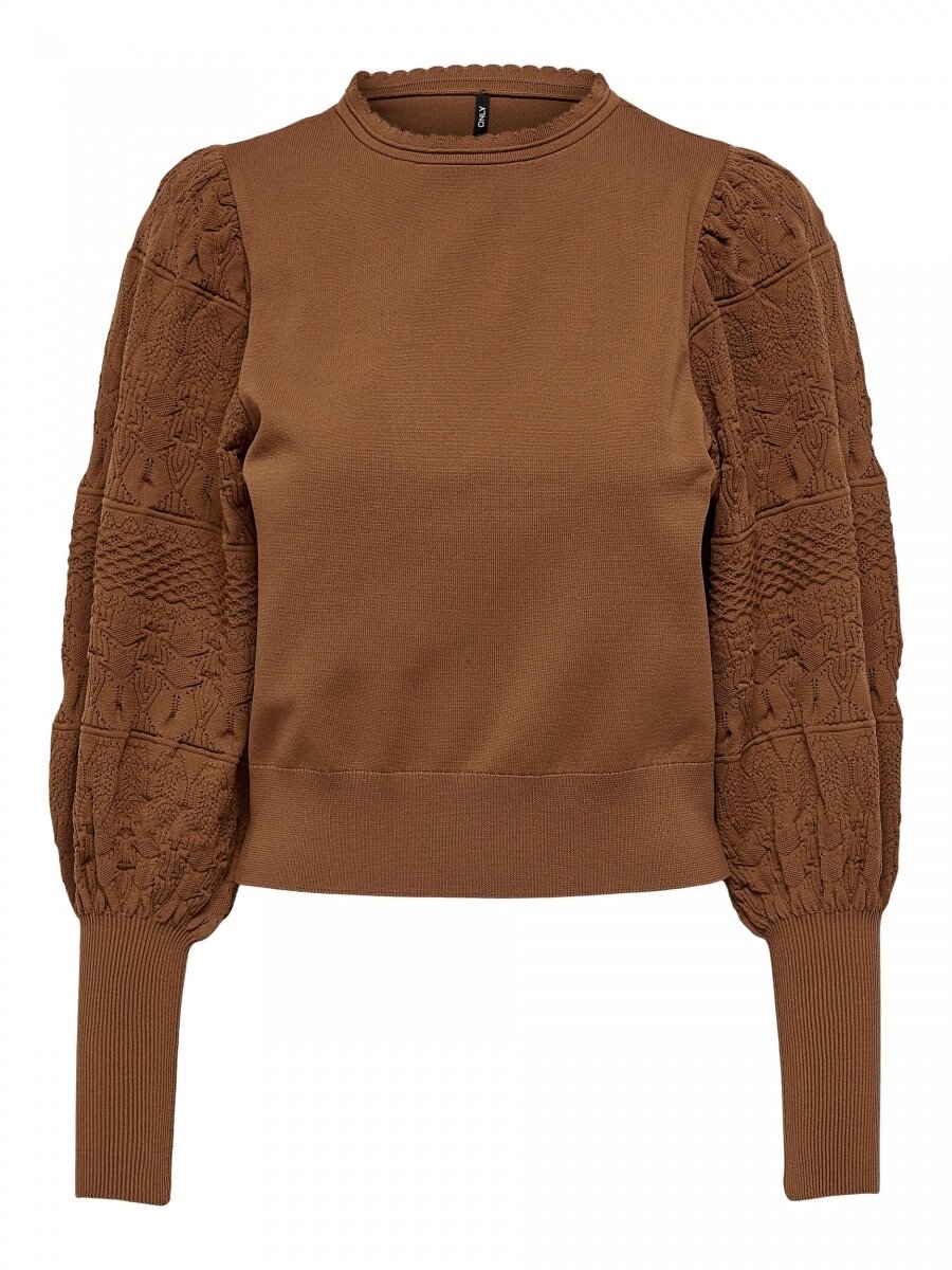 ONLMELITA L/S O-NECK PULLOVER KNT Argan Oil
