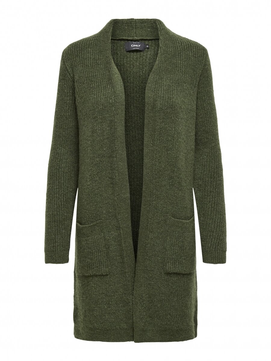 ONLJADE L/S CARDIGAN KNT NOOS Kahki-W MELANGE