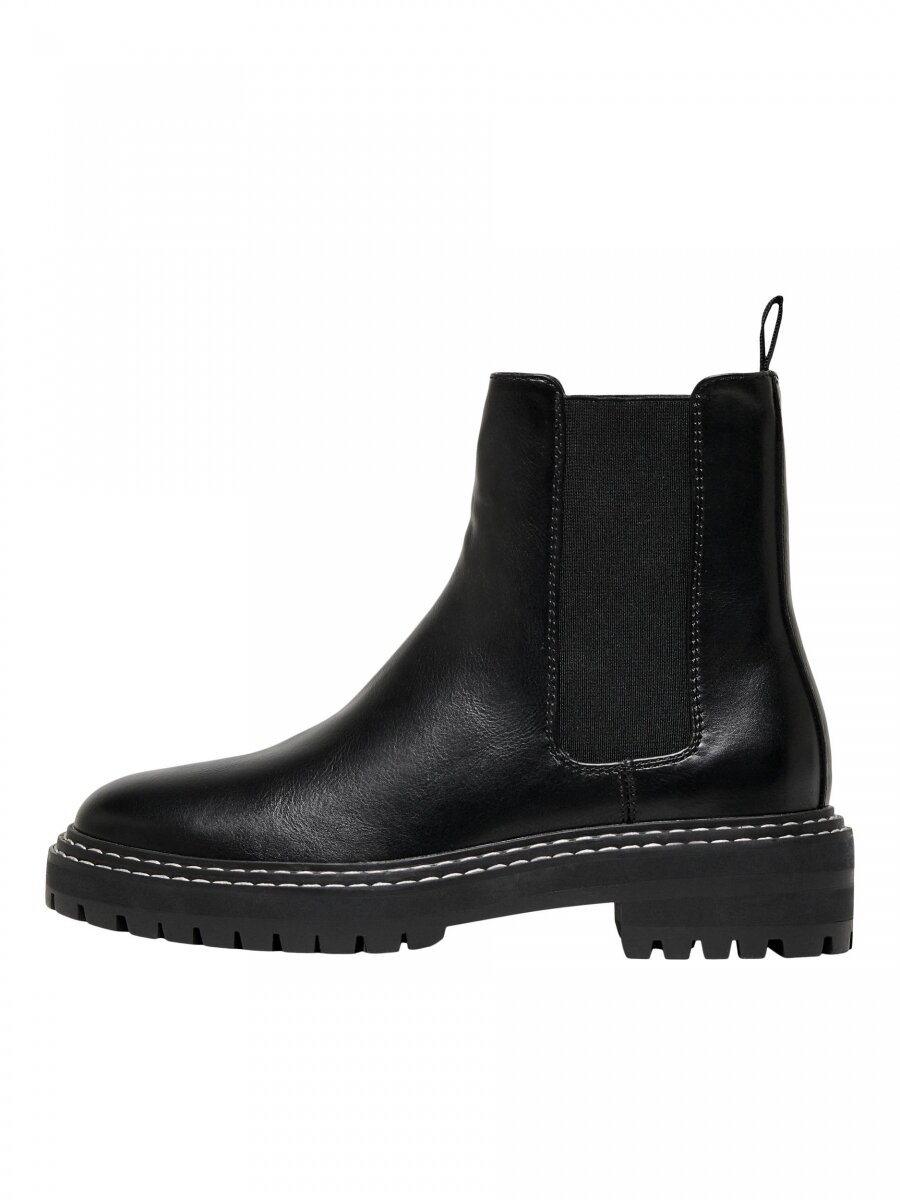 ONLBETH-2 PU CHELSEA BOOT - NOOS Black