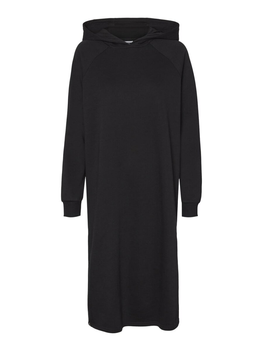 NMHELENE L/S SWEAT DRESS BG NOOS Black