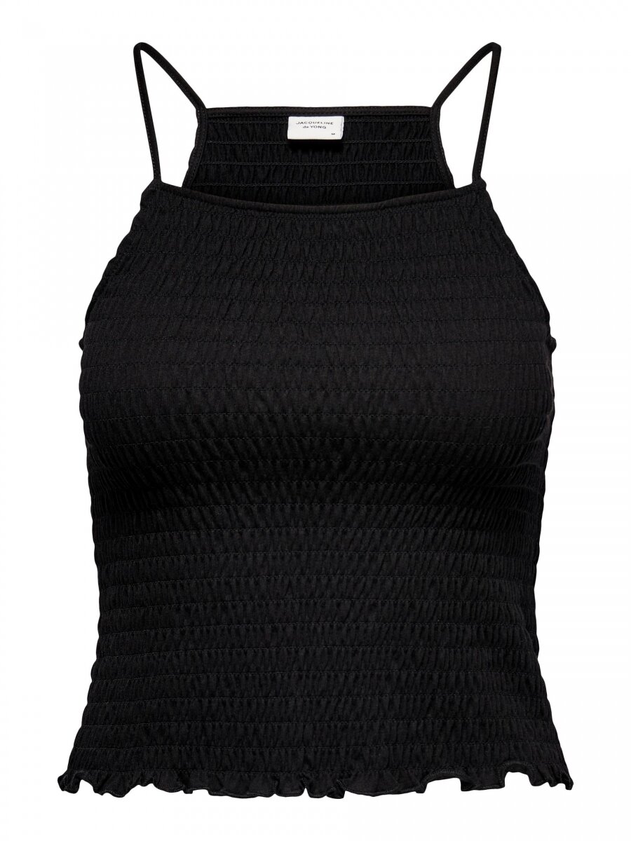 JDYFRULLA SMOCK STRAP TOP DENIM JRS Black