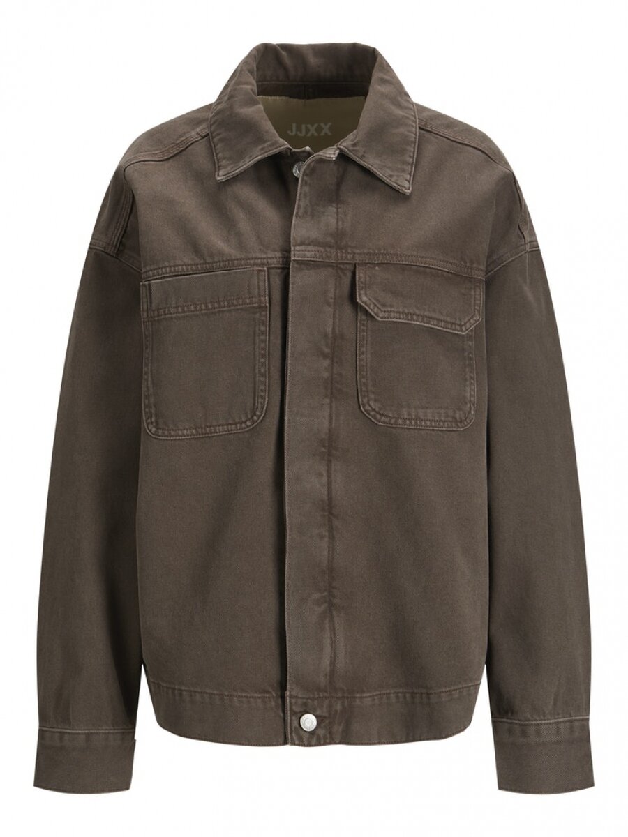 JXSPENCER RELAXED JACKET LN Demitasse