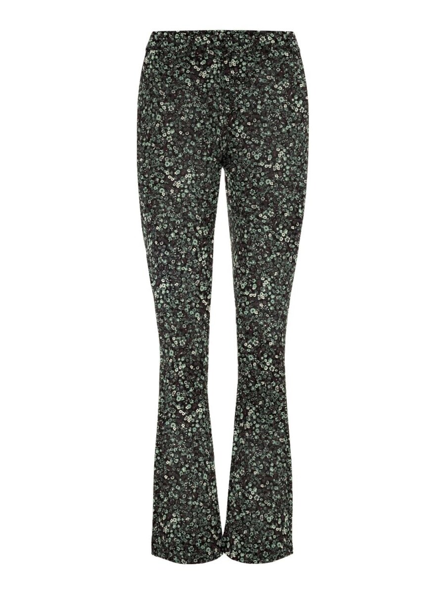 VMKAMMA NW FLARED JERSEY PRINT PANT LCS Black-Uba Laurel Wre