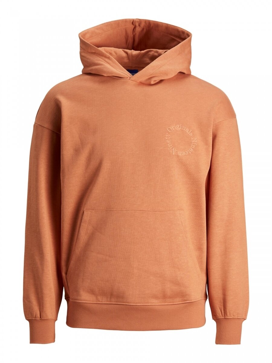 JORCLASSY EMB SWEAT HOOD Raw Sienna/RELAXED