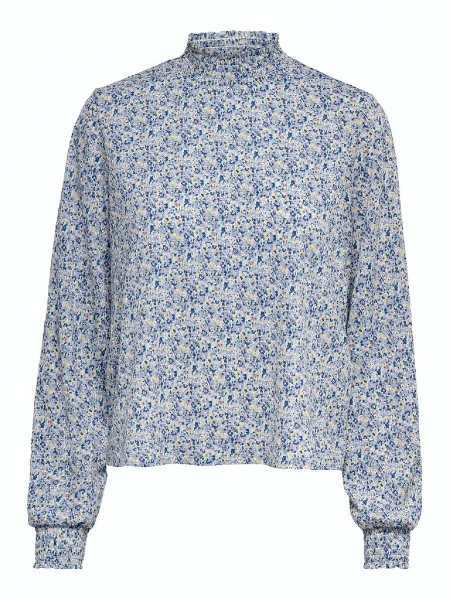 ONLPELLA L/S TOP JRS Dusty Turquoise/DIST